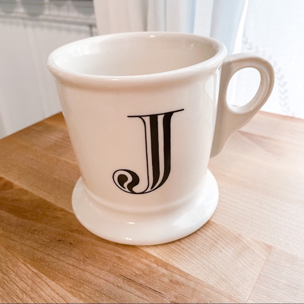 Anthropologie Coffee Mug Monogram